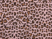 Musselin Leopardenmuster, altrosa