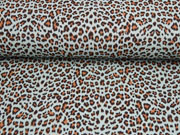 Musselin Leopardenmuster, altmint