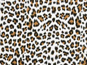 Musselin Leopardenmuster, cremewei�