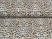 Musselin Leopardenmuster, cremewei�