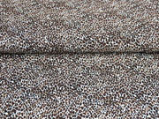 Viskose kleines Leopardenmuster, braun schwarz beige