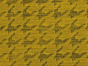 Strickstoff Jacquard gro�er Hahnentritt, schwarz ocker