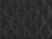 Jackenstoff wattierter Stepper uni, schwarz