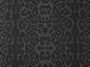 Punto di Roma Heavy Stretchjersey Leomuster, schwarz dunkelgrau