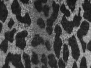 Mantelstoff mit Wollanteil Leopardenmuster angeraut, grau