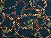 Viskosestoff Ketten und Quasten, dunkelgr�n