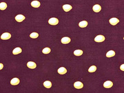 Viskosestoff Kringel, bordeaux