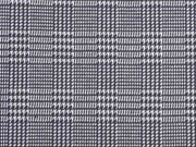Jacquardjersey Glencheck, dunkelgrau