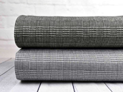 Jacquardjersey Glencheck, schwarz
