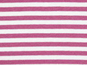 B�ndchen Streifen 5 mm garngef�rbt, altrosa wei�