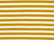 B�ndchen Streifen 5 mm garngef�rbt, ocker wei�