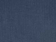 Musselin dreifach Triple Gauze uni, dunkelblau
