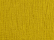 Musselin Doube Gauze uni, currygelb