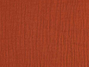 Musselin Double Gauze uni, terracotta