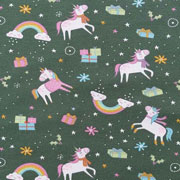 Jersey Einh�rner Weihnachtsgeschenke, dunkelgr�n