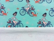 French Terry Susi und der Pudel, mint