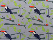 French Terry Tukan, mittelgrau