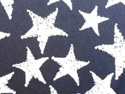 Jeansjersey  mit Sternen, dunkelblau