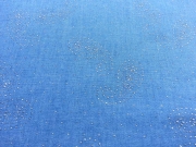 Chambray Jeans Glitzer-Paisley, jeansblau