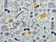 Jersey Streetstyle Music Fast Food, grau mint