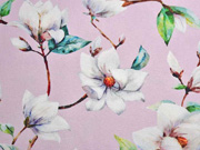 Canvas Blumen Magnolien Digitaldruck, hellrosa