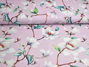 Canvas Blumen Magnolien Digitaldruck, hellrosa