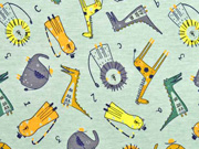 Jersey Zootiere, hellgr�n melange