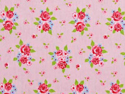Baumwolle Rosen, rosa
