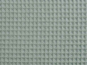 Waffelpiqu� Frottee, altgr�n