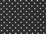 Baumwollstoff kleine Punkte Petite Dots, wei� schwarz