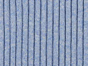 Schweres B�ndchen gerippt, jeansblau meliert