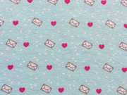 Jersey Herzen Briefumschl�ge Love Letters, hellblau