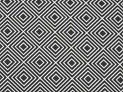 Baumwolle Squares, schwarz