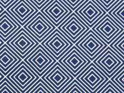 Baumwolle Squares, dunkelblau