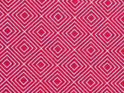 Baumwolle Squares, kirschrot