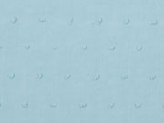 weicher Baumwollstoff Batist beflockt Punkte, hellblau