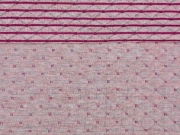 RESTST�CK 75 CM Gesteppter Jersey Doubleface, rosa