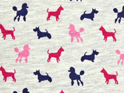 Jersey Dog Parade Hunde hellgrau meliert