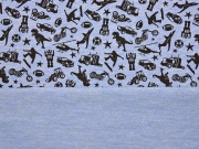 French Terry Boys Favourites blau