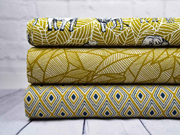 Canvas Tiere Afrika Safari, currygelb