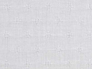 Baumwolle Ajourmuster, weiss