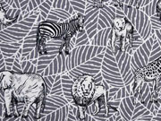 Canvas Tiere Afrika Safari, grau