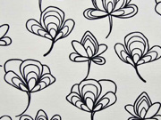 Canvas Gingko Bl�tter, weiss