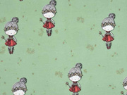 Jersey Fee m. Zauberstab Glitzer, mint