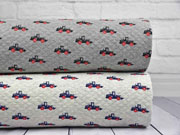 Steppjersey Bagger, grau meliert