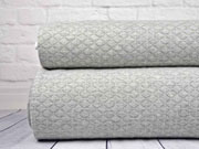 gesteppter Jersey Doubleface Rauten, gold grau