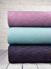 gesteppter Jersey Rauten, mint meliert