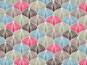 Jersey Zwiebelmuster,pink braun khaki