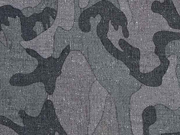 wasserabweisender Stoff Outdoor Camouflage, grau