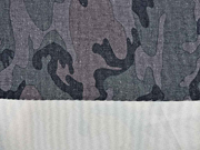 wasserabweisender Stoff Outdoor Camouflage, grau